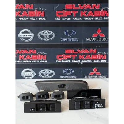 Nissan Navara Euro 5 2011-2018 Cam Düğmeleri Sağ Sol